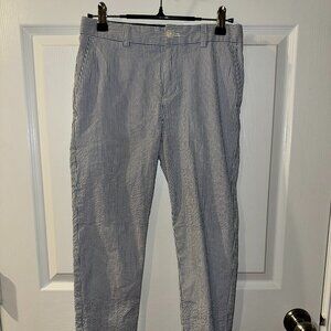 Vineyard Vines Boys Pants Seersucker Breaker Pant Bayside Blue Size 12